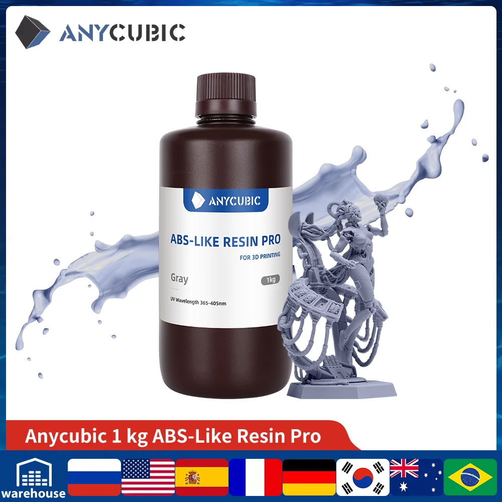 AnycubicABSlikeResinPro3DPrinterRapidUVCuringToughResistance