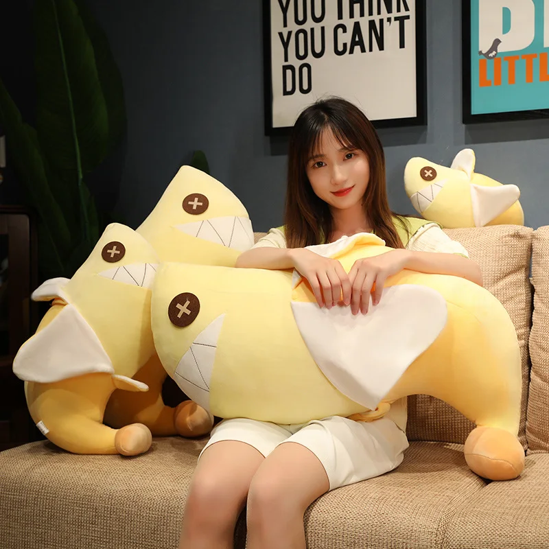 

36-83cm Funny Kawaii Banana Shark Plush Toy Doll Pillow Soft Sofa Bed Cushion Cute Baby Kid Girlfriend Birthday Toy Gift