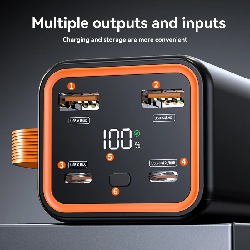 Xiaomi 50000mAh Portable Power Bank 66W USB Type C Super Fast Charging Large Capacity External Battery For iPhone Huawei Samsung 5