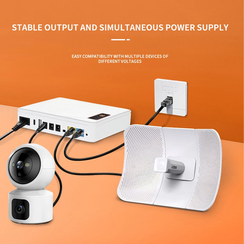 White UPS uninterruptible power supply for Router camera switch optical modem network bridge 16000mah DC 5V 9V 12V 100-240V AC