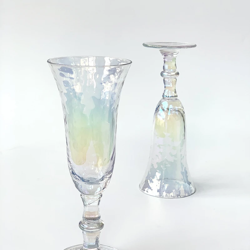 

Handmade Magic Color Medium Ancient Glass Champagne/Juice/Wine Glass Exquisite