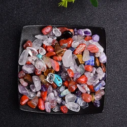 Natural Gemstone Gravel Mix for Reiki, Healing, and Home Decor (Colorful crystal)