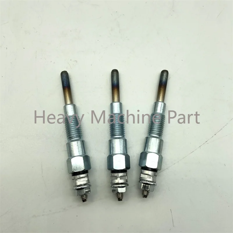 3PCS 16851-65512 Glow Plug For Kubota D722 D902 D905 D1005 D1105 16851-65510