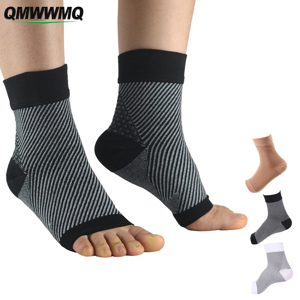 

1Pair Plantar Fasciitis Compression Socks, Foot & Ankle Brace for Women & Men,Toeless Ankle Compression Sleeve for Ankle Support