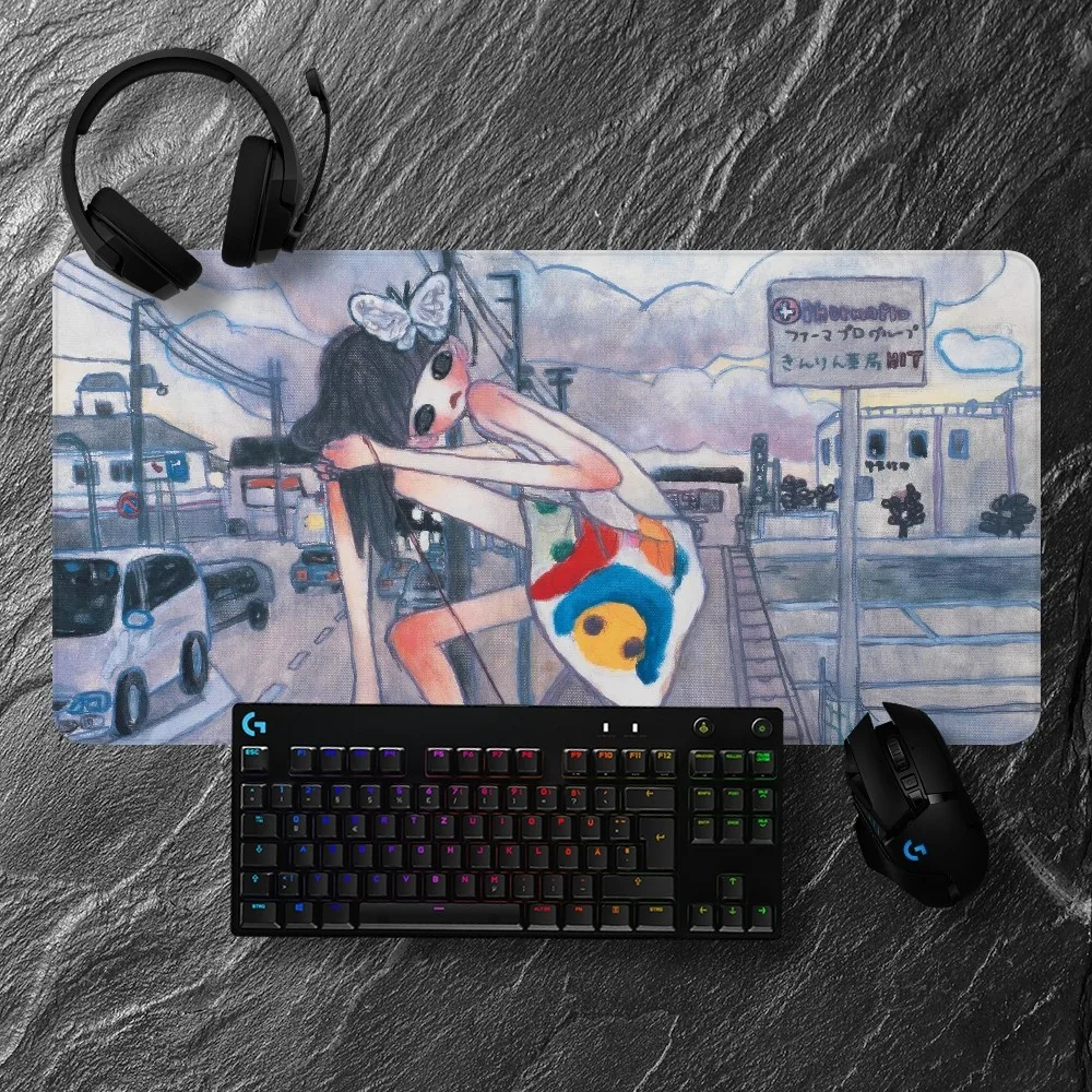 Aya Takano Mousepad Non-slip Lockedge Office Student Gaming Thickened Large Writing Pad Cushion 6