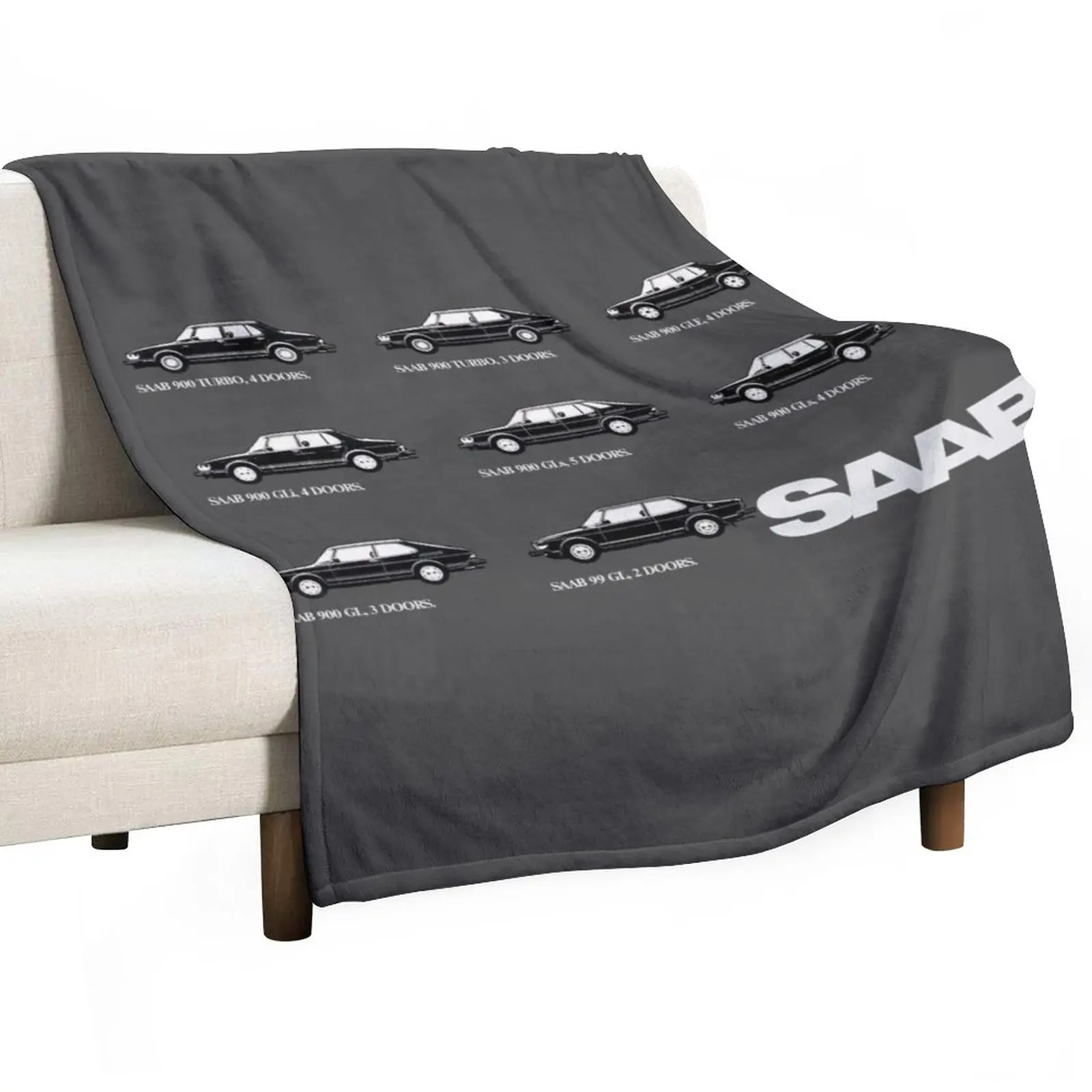 

SAAB RANGE 1980 - SAAB 900 Throw Blanket Soft Blanket Bed Fashionable Blanket Blanket Sofa Thin Blanket