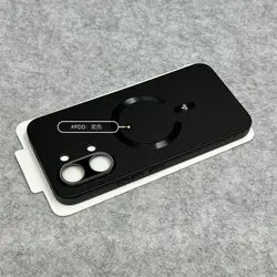 Luxurious Electroplated Magnetic Case with Built - in Lens Protection for Redmi Turbo5 Max (Black)