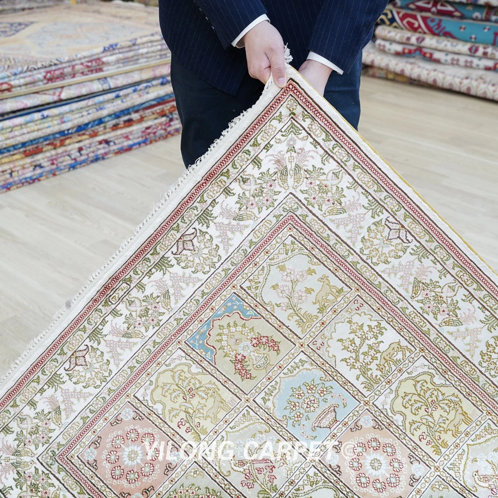91x152cm Tabriz 카펫 유리한 실크 사계절 절묘한 도매 동양 양탄자 (LH855B)