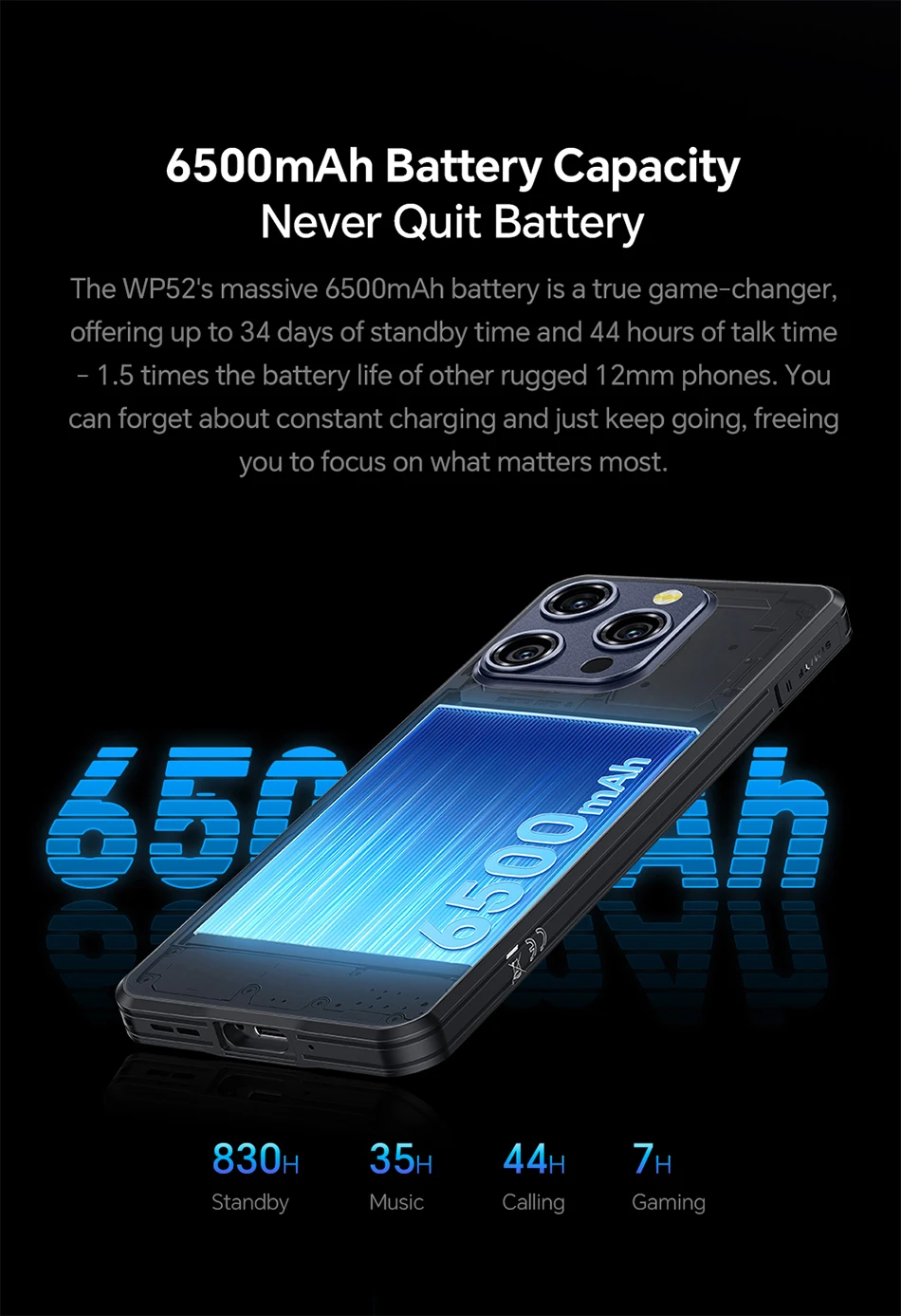Wp52 Riser OUKITEL WP52 5G 16(4+12)+256GB - Intelec | Tecnología y Fitness