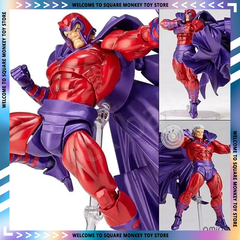 

Marvel X Men Anime Figure Magneto 17cm Action Figures Max Eisenhardt Figurine Pvc Model Statue Doll Decoartion Kids Toy Gifts
