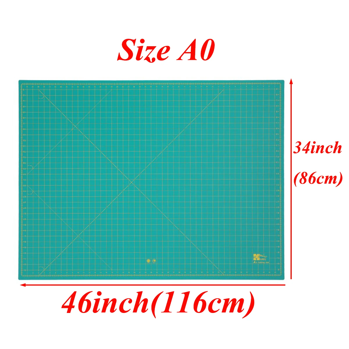 A0 커팅 매트 초대형 커팅 보드 매트 화이트 코어 3mm 두께 90cm*120cm(46*34)