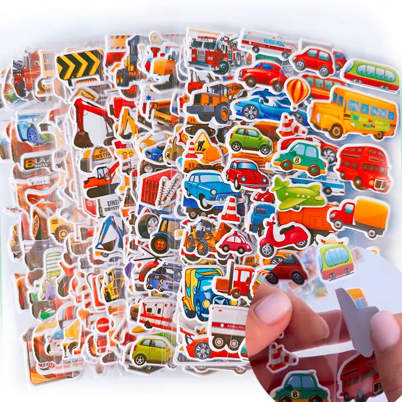 12 Feuilles Multicolore Autocollants De Numéros Lettres Autocollantes