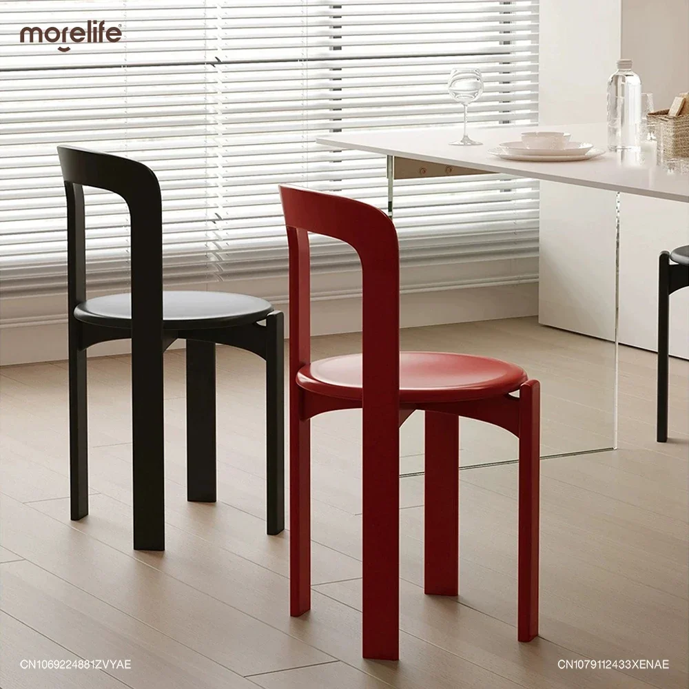 Nordic Minimalistisch Massief Houten Eetkamerstoelen Zuivelrestaurants Theewinkel Hotel Café Achterstoelen Stoel Eetkrukken Huismeubilair