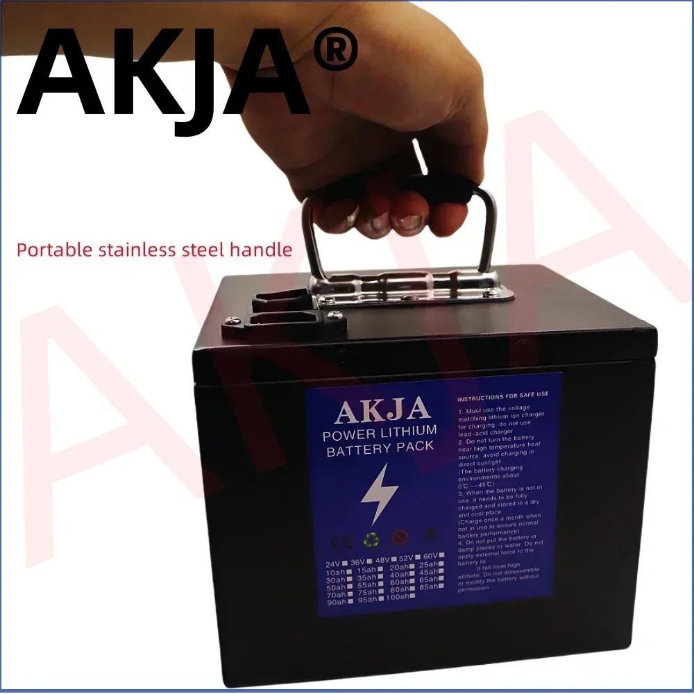 Battery Pack 18650 Lithium Battery 36V.48V.60V.72V Suitable for 250-2000W