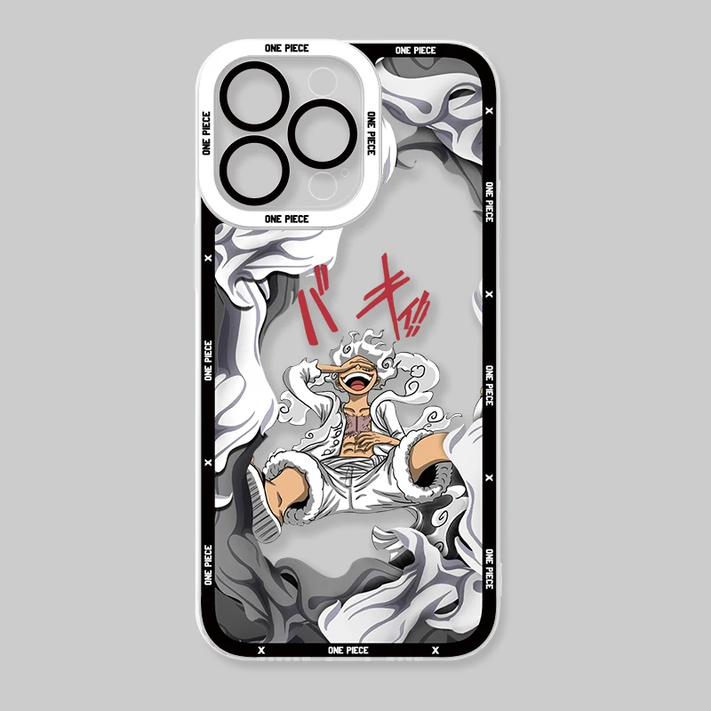 thumbnail image 1 of Funda transparente de Anime para iPhone, cubierta protectora de silicona suave, para modelos 16 Pro Max, 15, 14 Plus, 13, 12, 11 Pro, XR, XS, X, 8, 7, SE, 2020, 1 of 5