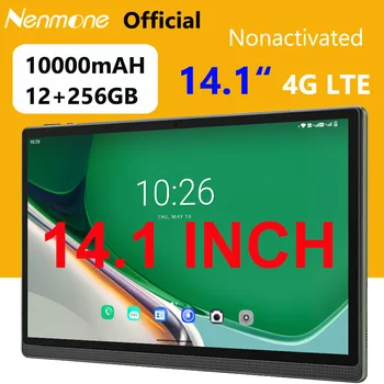 Brand Global Firmware 14.1 inch Large Screen Tablet Pc Android 14 12+256GB Phone Call 5G WiFi Tablets Планшет 14 Inch 16M