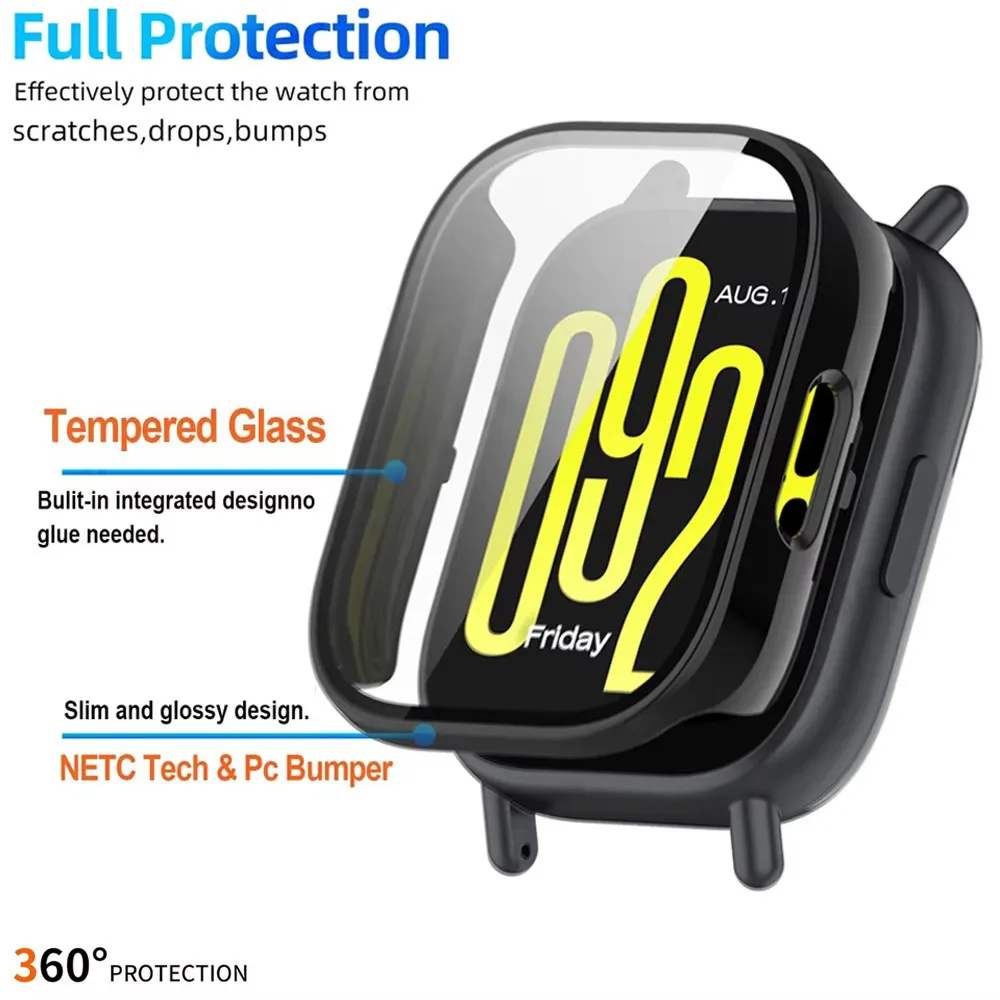 Premium Silicone Wristband and Protective Case for Smartwatch - Durable and Stylish Accessories