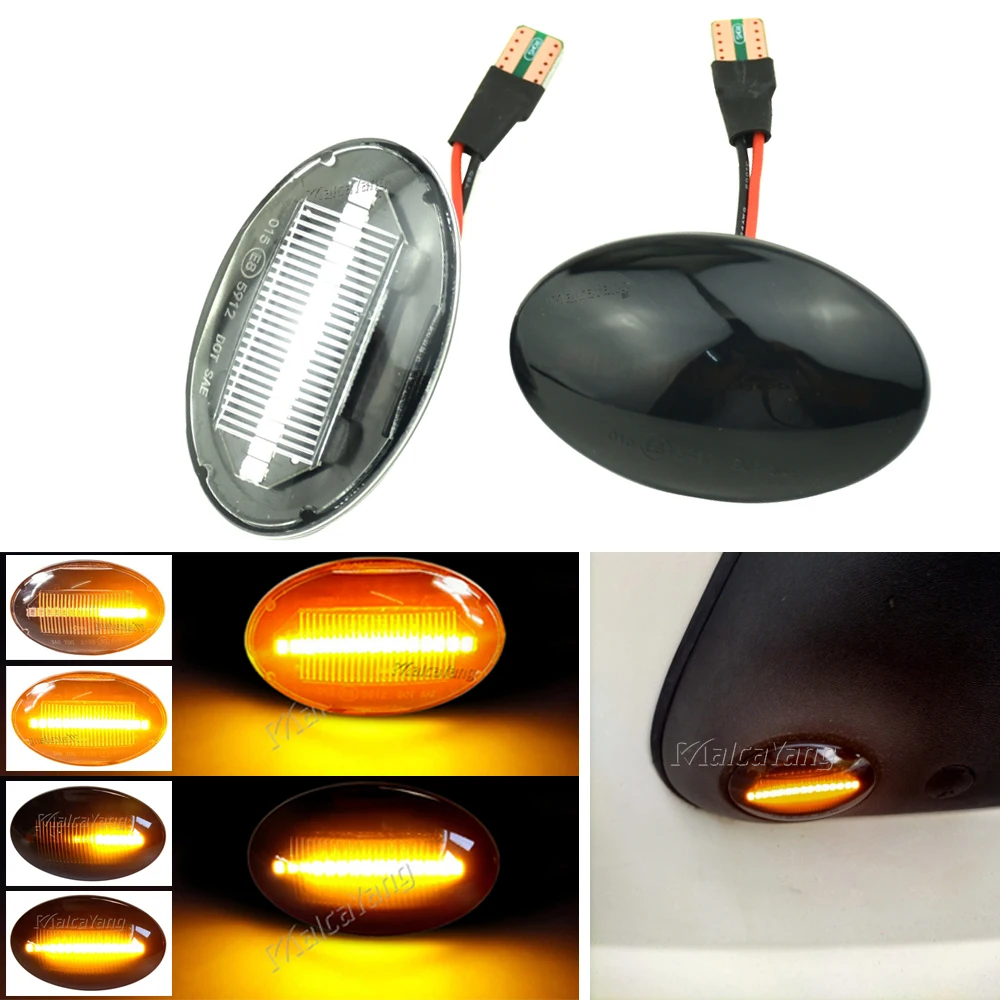thumbnail image 2 of Amber Side Indicator Repeater Lens Light For Ford Fiesta MK3/MK4, KA, Mondeo MK1, Transit | Left/Right 2 of 13