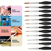 11pcs Watercolor Paint Brush Set for Fine Detail - Durable Miniature Brushes Micro Tips for Warhammer 40K Model & Art Painting 3