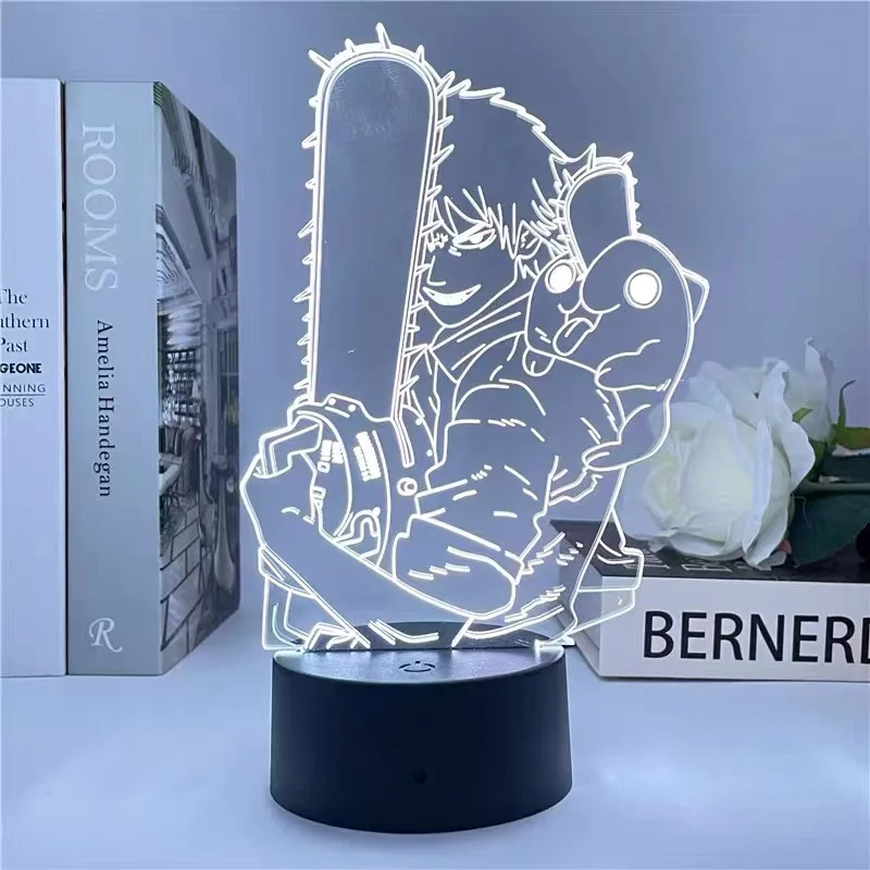 Em promoção! Anime Motosserra Homem Aki Hayakawa 3d Da Noite Do Diodo  Emissor De Luz Para Decoração Do Quarto De Crianças De Presente De  Aniversário Mangá 3d Led Luz De Cabeceira Dropshipping