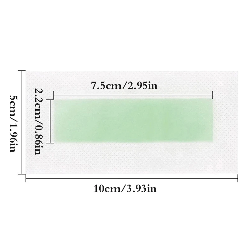 12/24Pcs Facial Lip Wax Strips For Face Chin Upper Lip Jaw Eyebrow Beard Hair Removal