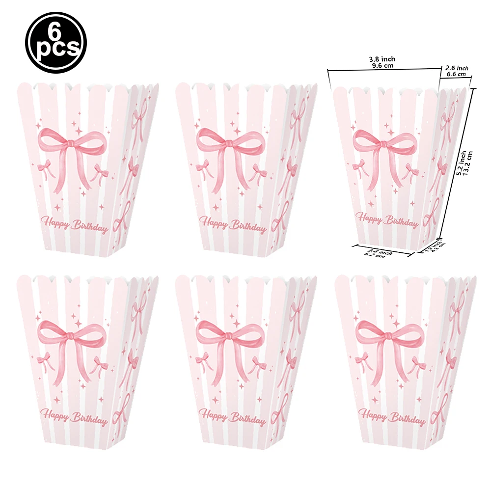 Pink Bow Themed Hanging Decor Banner Swirl for Girls' Birthday or Baby Shower Decorations