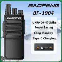 BaoFeng BF-1904 Walkie Talkie High Power Type-C Charging UHF 400-470MHz Portable Powerful Penetrating Radios FM Radio Long Range 1