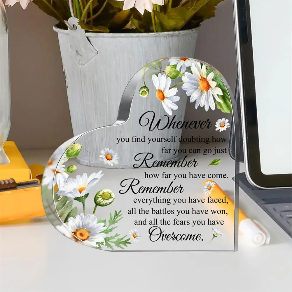 Regalo Di Grazia Regalo Di Bereavement Cuore Arilico In Memoriale Di Una Persona Amata Regali Perdita Di Padre Madre 6X5.8X0.6 Pollici