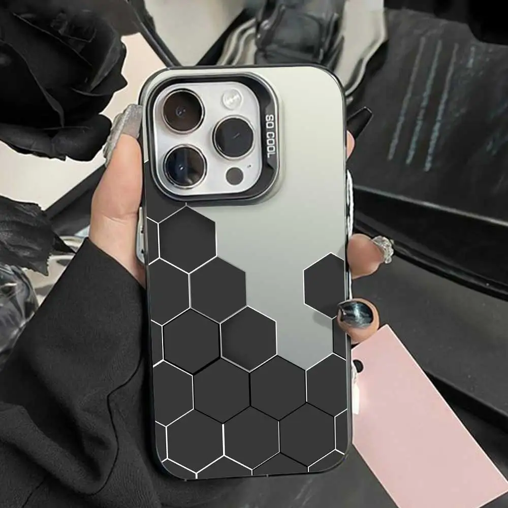 Sleek Silver IMD Phone Case - Stylish Protection