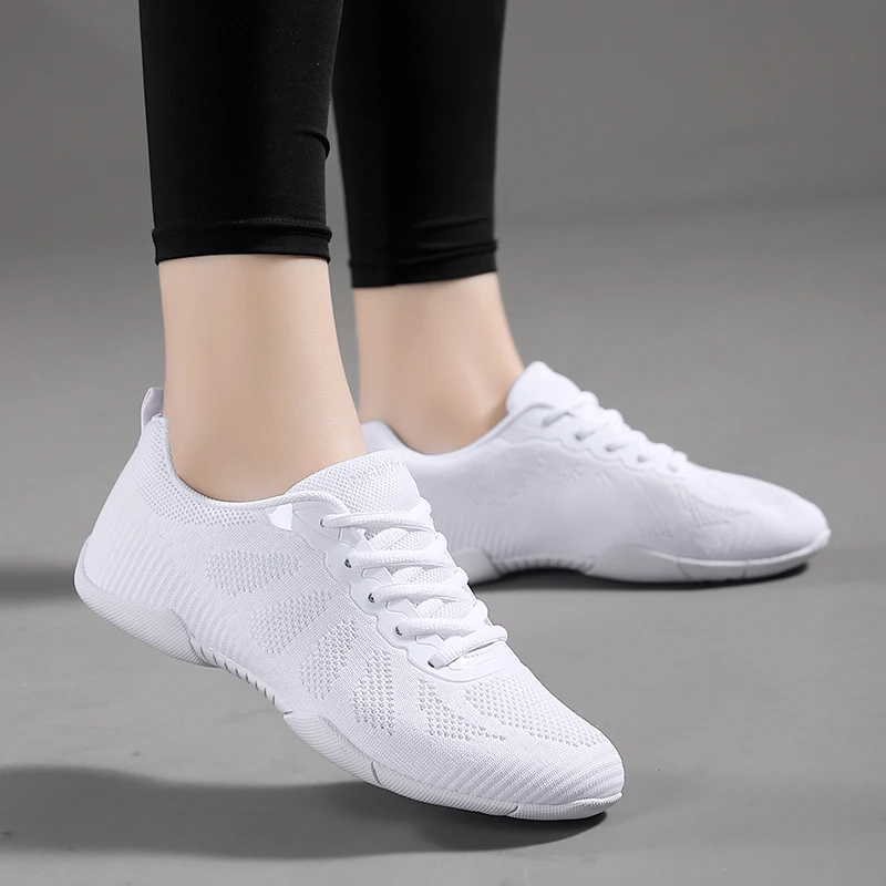 Sports Shoes Cheerleading Shoes New Men's and Women's Cheerleading Team Sports Shoes Aerobics Training Competition Shoes Team Dance