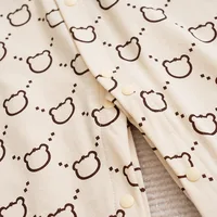 0-18m Newborn Clothing Cute Little Bear Full Print Cotton Comfortable And Soft Spring And Autumn Long Sleeved Baby Jumpsuit 6