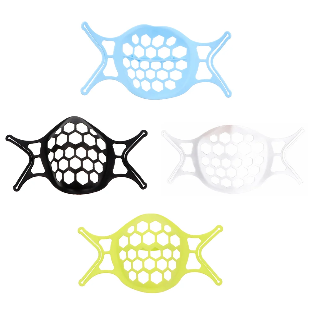 4 Pcs Mask Holder Lipstick Protective Stand 3D Bracket Inner Frame Support Facial Nose Mouth