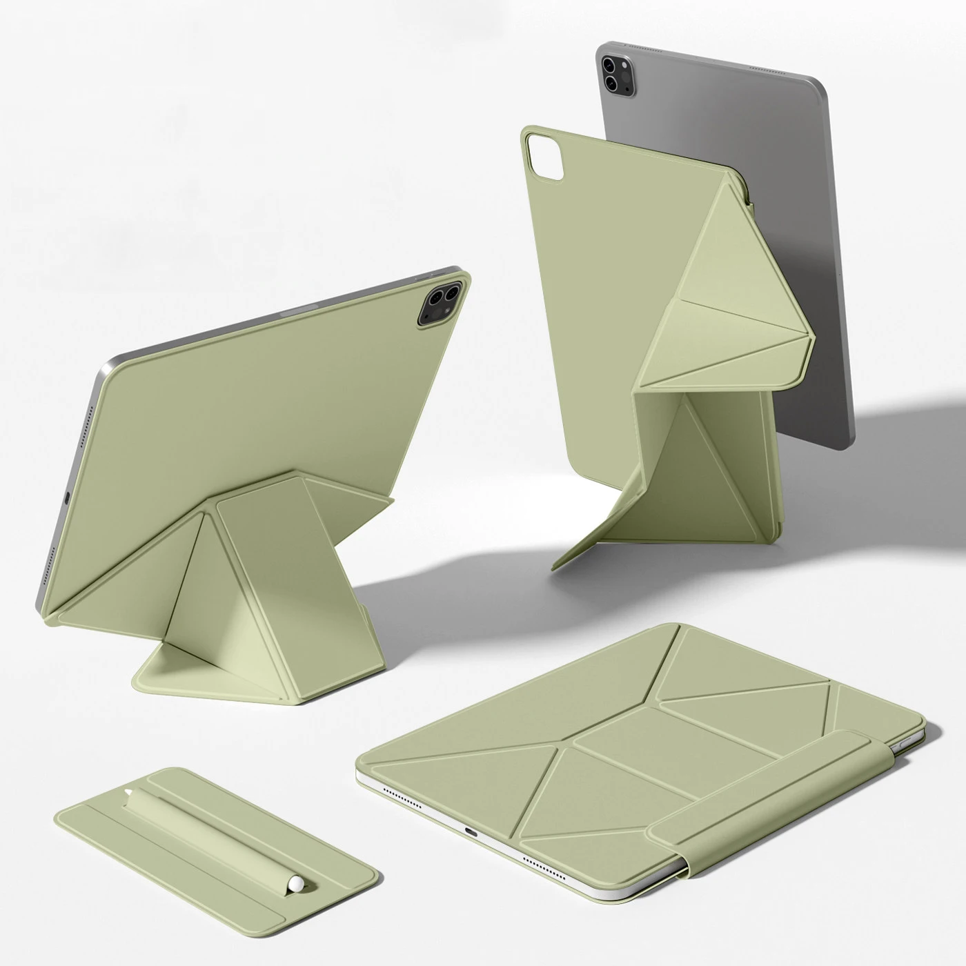 Dynamic Folio Case with Versatile Stand and Magnetic Closure