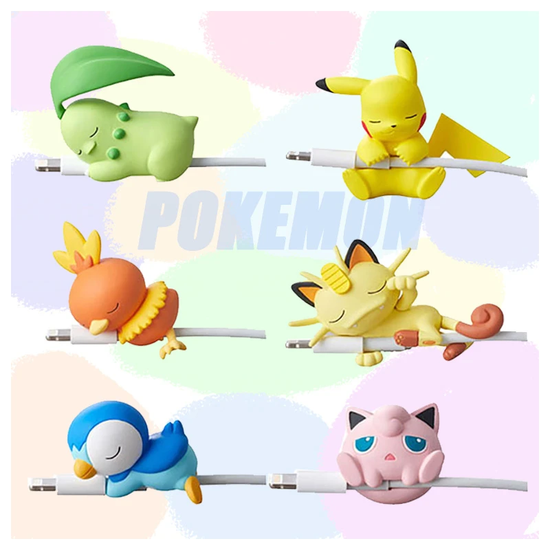 Pokemon Kawaii漫画データケーブルカバーpikachujigglypuff Eevee Mowth Umbreonアニメバイトシリーズデータケーブル保護かわいい Aliexpress