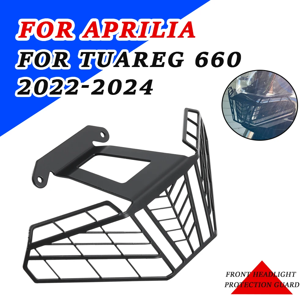 

For Aprilia 660 TUAREG 660 Tuareg660 2022 2023 2024 Accessories Head Light Guard Lamp Protection Grill Headlight Cover Grille