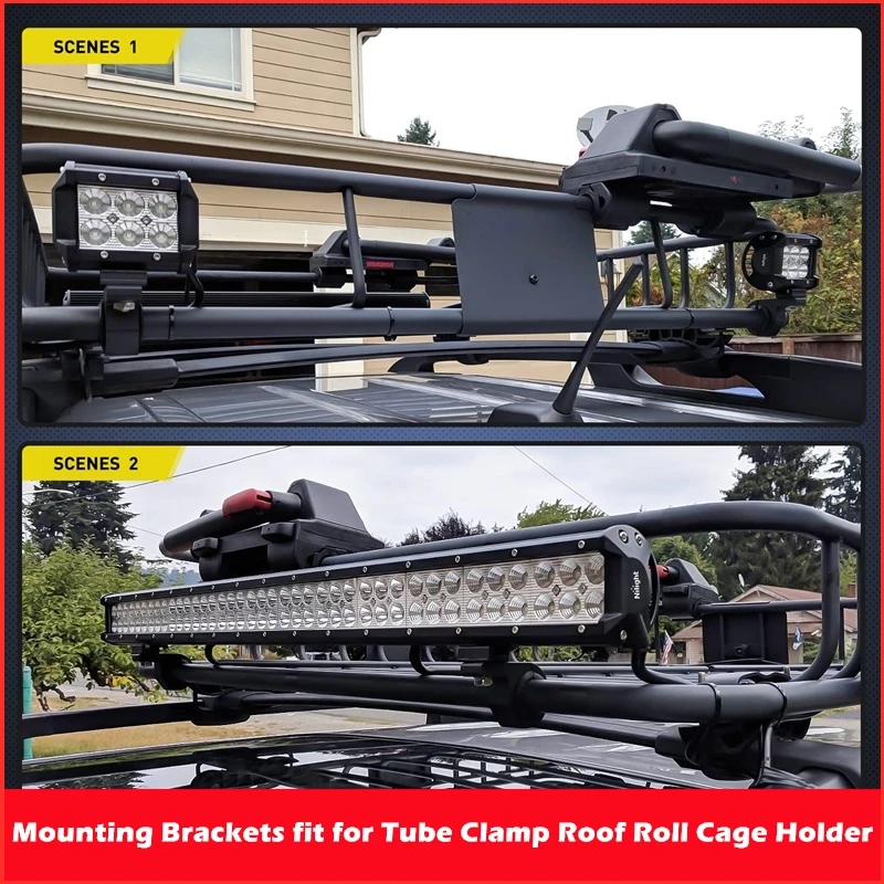 CarLEDLightHorizontalClampMountingKit1952mmBracketLEDLight