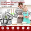 1400W Silver Kitechen Aid mixes with three accessories 5