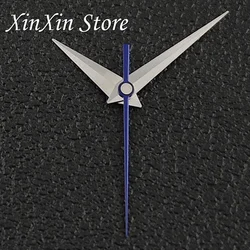 Sky Blue Wave Textured Watch Dial with Hands, 28.5mm (Silver Blue Hands)