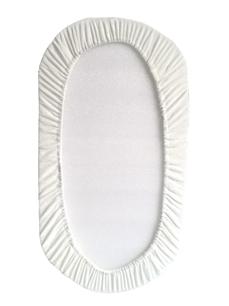 Super Soft Baby Cradle Fitted Sheet Oval 82x41cm