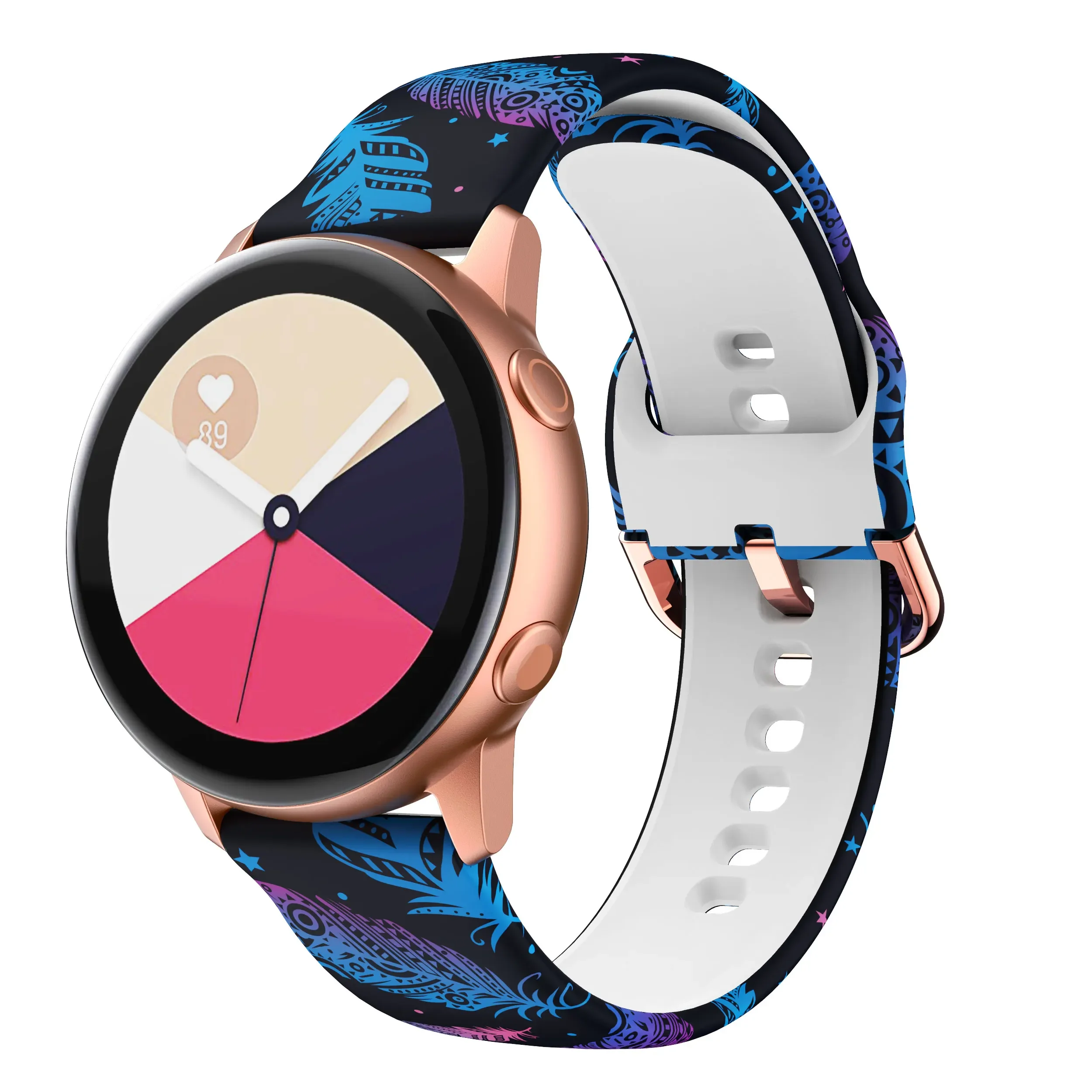 Stylish Printed Band for Smartwatch (20mm/22mm)
