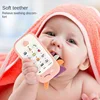 Baby Phone Toy Music Sound Telephone Sleeping Toys with Teether Simulation Toys Phone Infant Early Educational Toy Kids Gifts 2