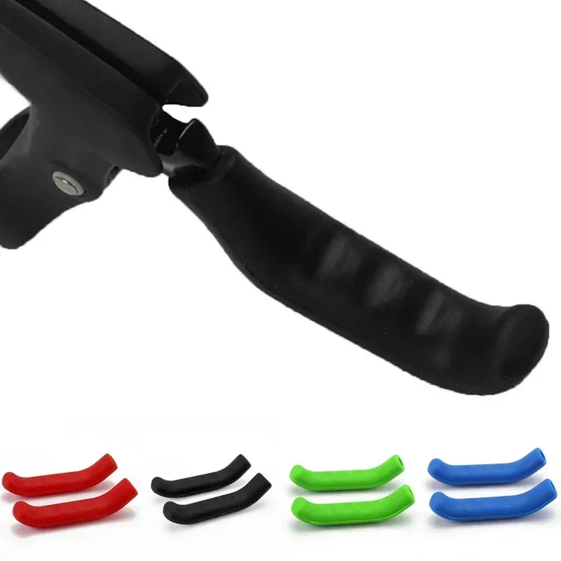 Bicycle Brake Handle Cover Bicycle Brake Handle Grips Mountain Bikes Silica Gel Brake Lever Covers For Shimano Cycling Bike Accessories