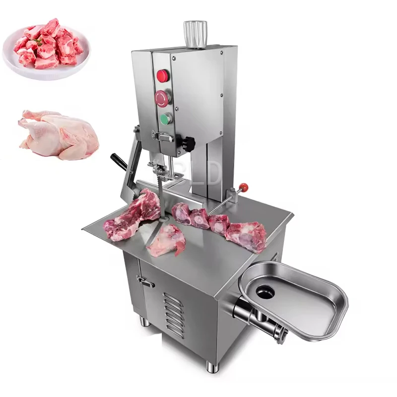 

Коммерческий Настольный телефон, машина для резки замороженных свиных ребер, машина для резки мяса с мясорубкой