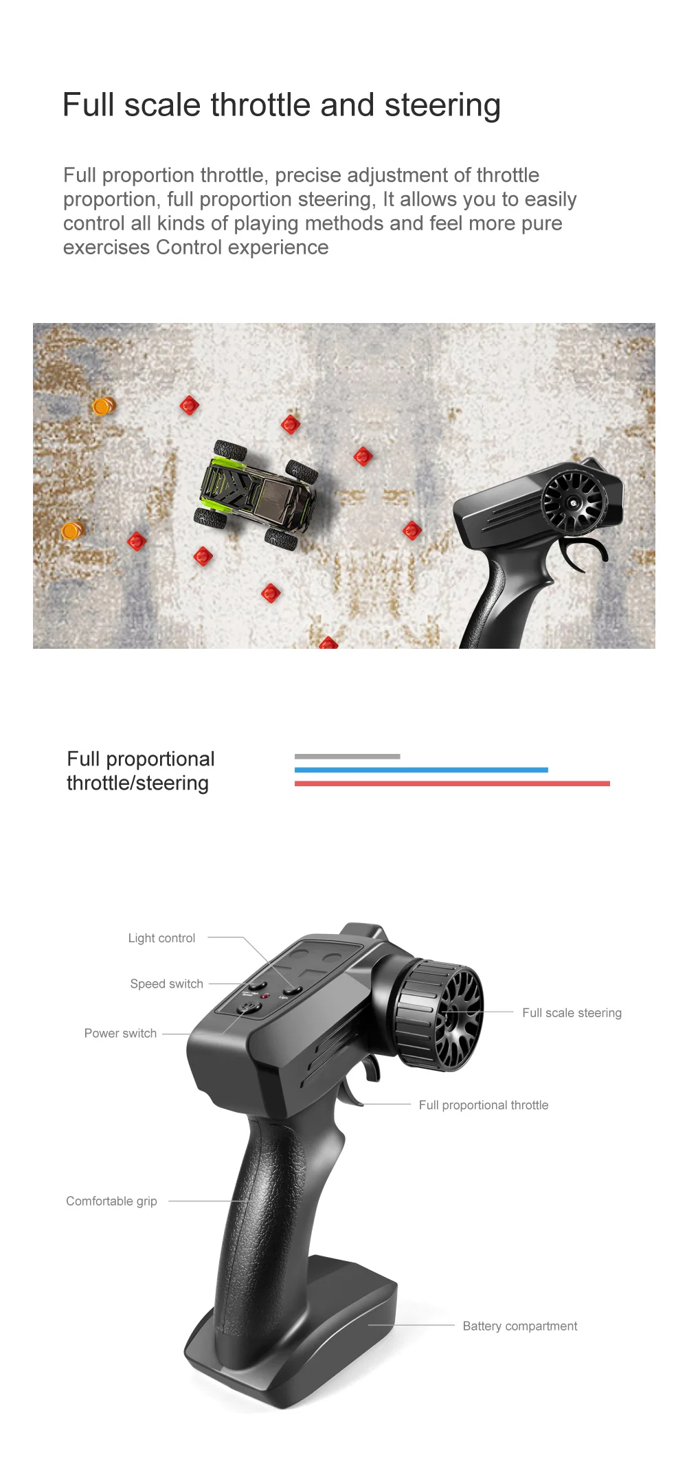 Grandioso Mini Vehículo a Control Remoto para Montañismo