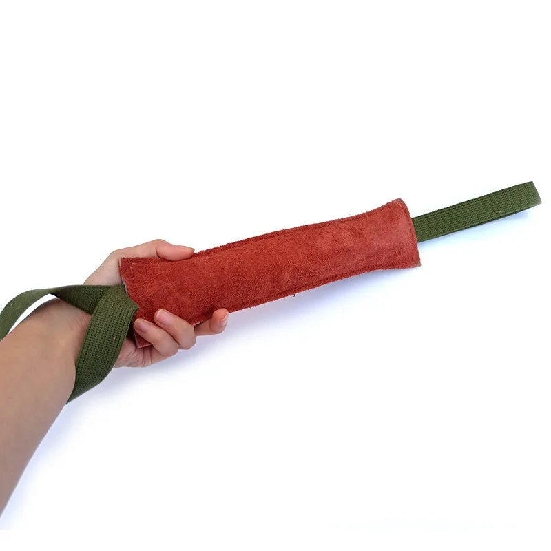 Puppy Bite Rag Interactive Dog Toys Hide & Drink Thickened Leather  Tug Toy for Training/Play/Gift with Strap 3