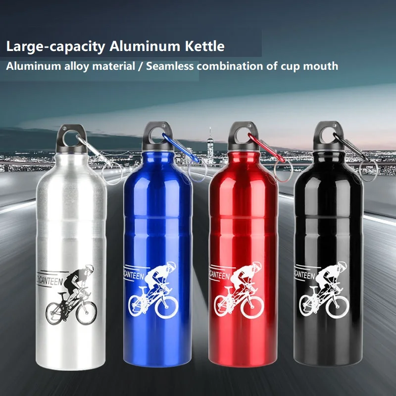 750ml Aluminum Bicycle Water Bottle for Cycling Camping Fishing Sport Thermo Portable Leakproof water bottle bicycle water bottle sports bottle