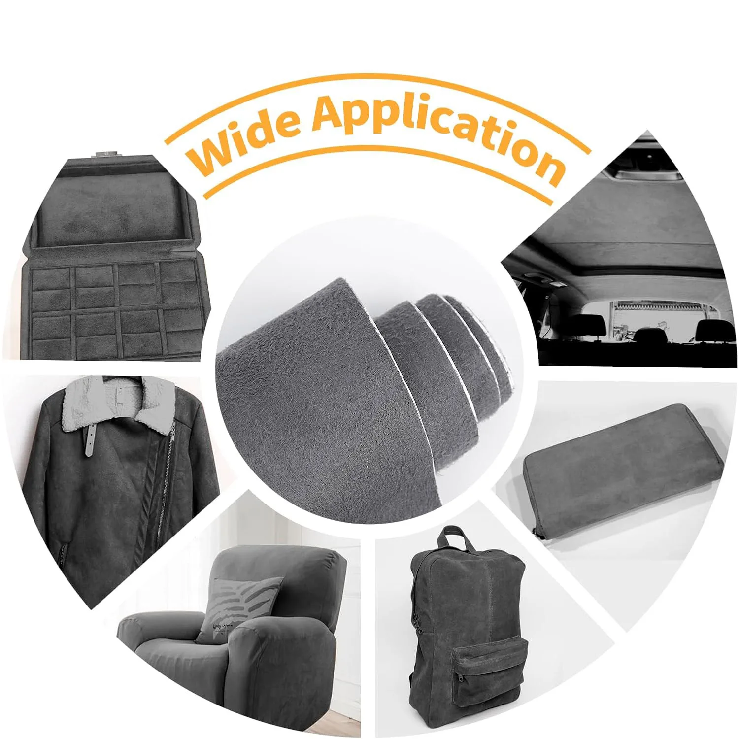 자동차 용 스웨이드 패브릭 자체 접착 접착 천 인테리어 수정 자동차 랩 스티커 자동차 수정 도어 패널 작업대