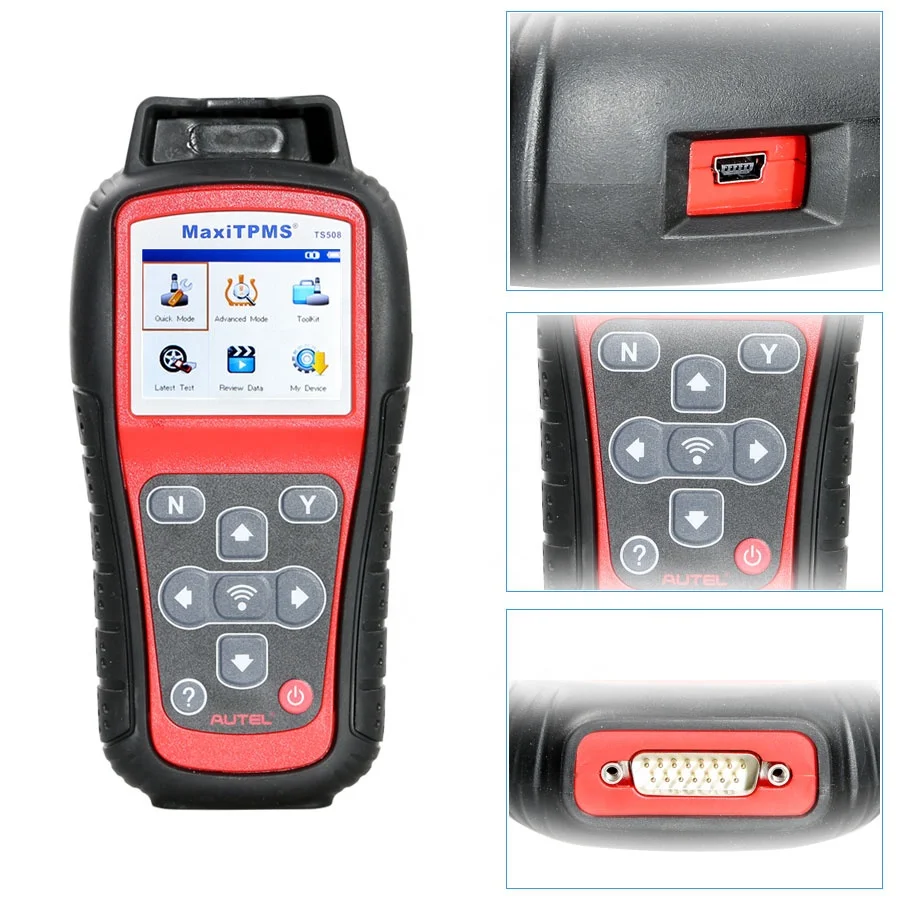TPMS 진단 및 서비스 도구, 타이어 압력 모니터링 시스템, TPMS 센서 활성화, 클리어 코드 판독, TS508