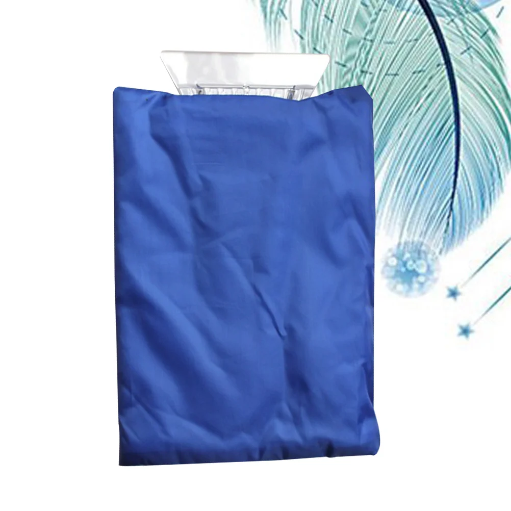 Snow Car Snow Scraper Ice Cleaner Cleaner For Windshield With Glove(Blue) Scraper for Car