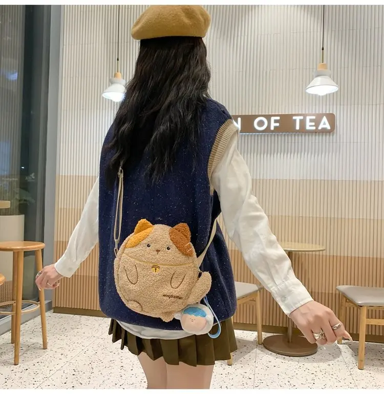 Kawaii Therapy Cat Harajuku Shoulder Bag - Limited Edition